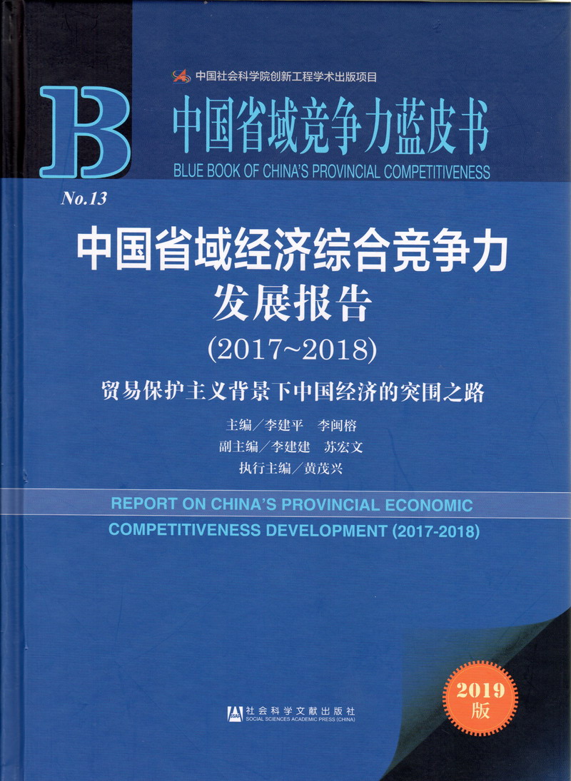 啊干逼逼啊中国省域经济综合竞争力发展报告（2017-2018）